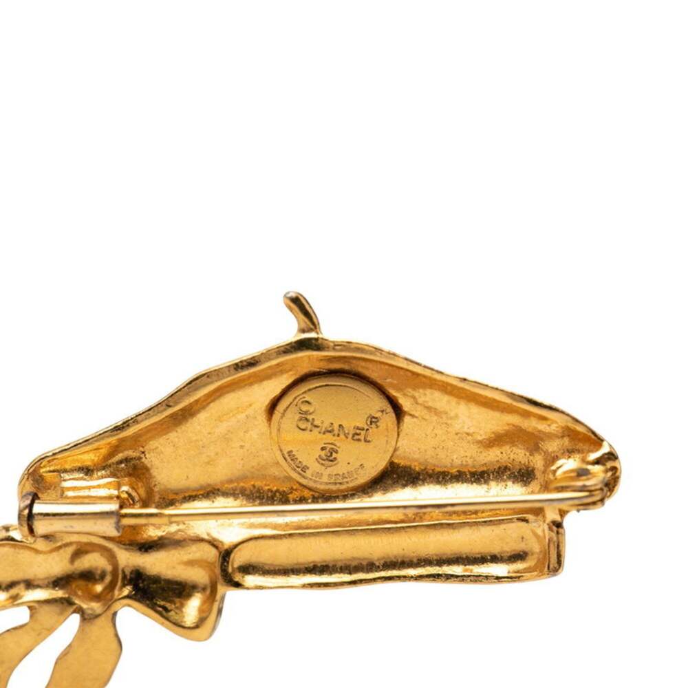 CHANEL Authentic Gold Brooch - Picture 3 of 3